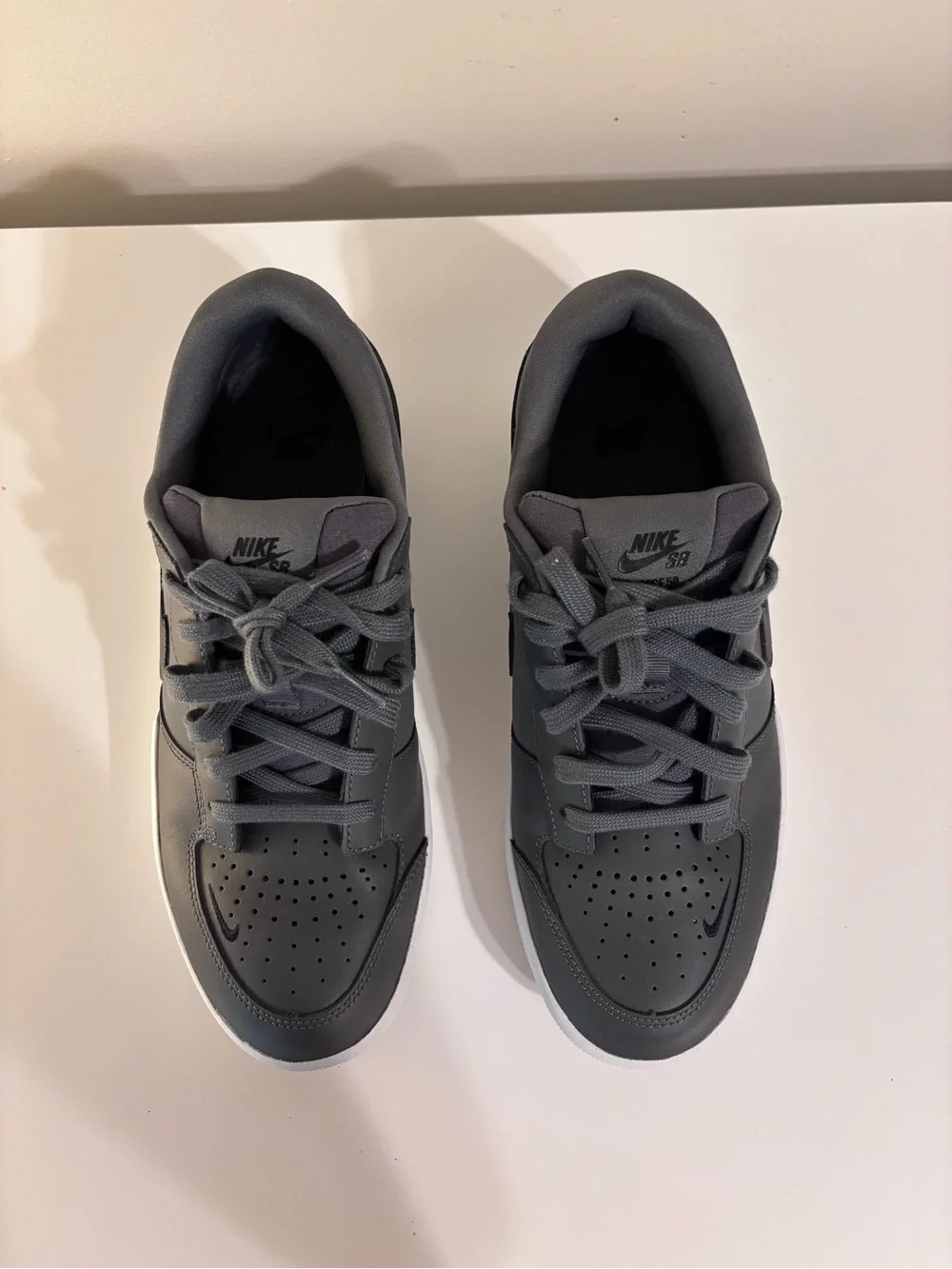 Nike SB Force 58 Premium Dark Grey Black Skate Shoes Men’s 9.5